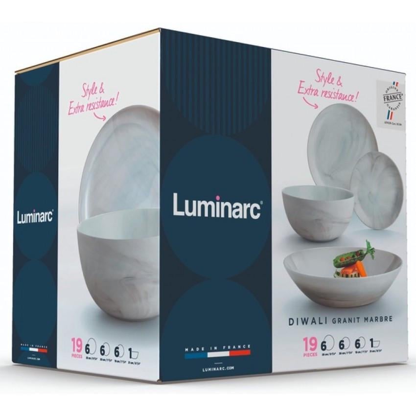 Сервиз столовый Luminarc Q0217 Diwali Marble Granit 19 (1404813421) - фото 3