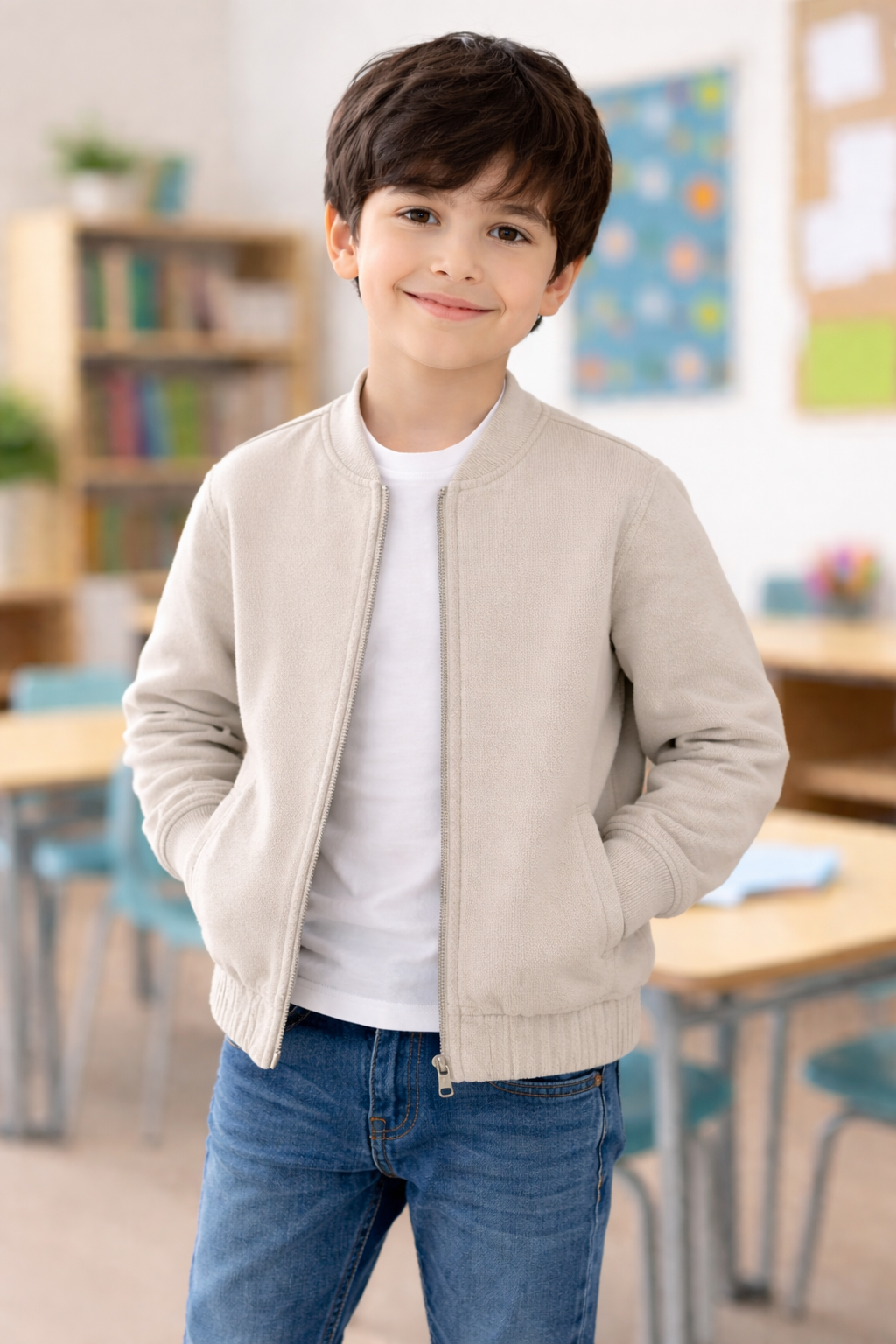 Кофта-бомбер на блискавці George 116-122 см (43)