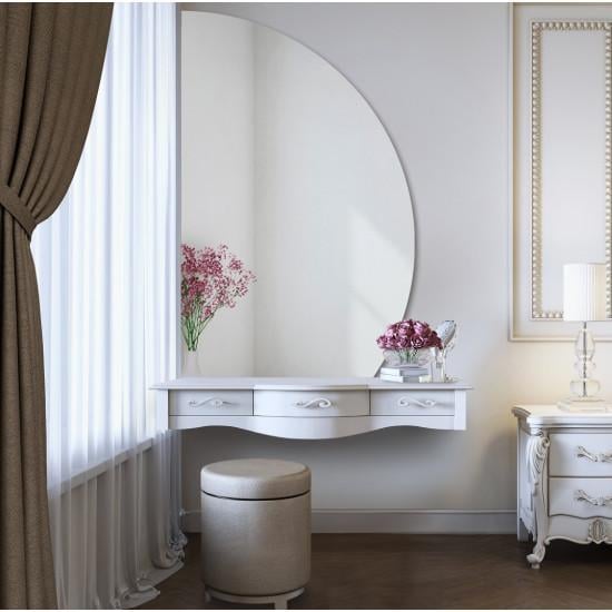 Зеркало фигурное без подсветки в форме паруса Sail 190x95 см