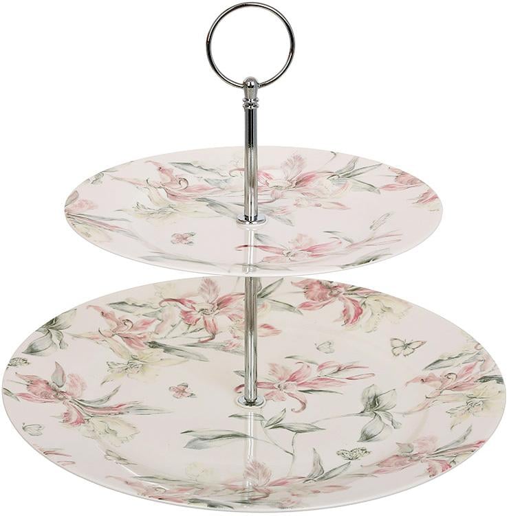 Устойчивая фуршетная 2х секционная19/27 см Pink Orchid