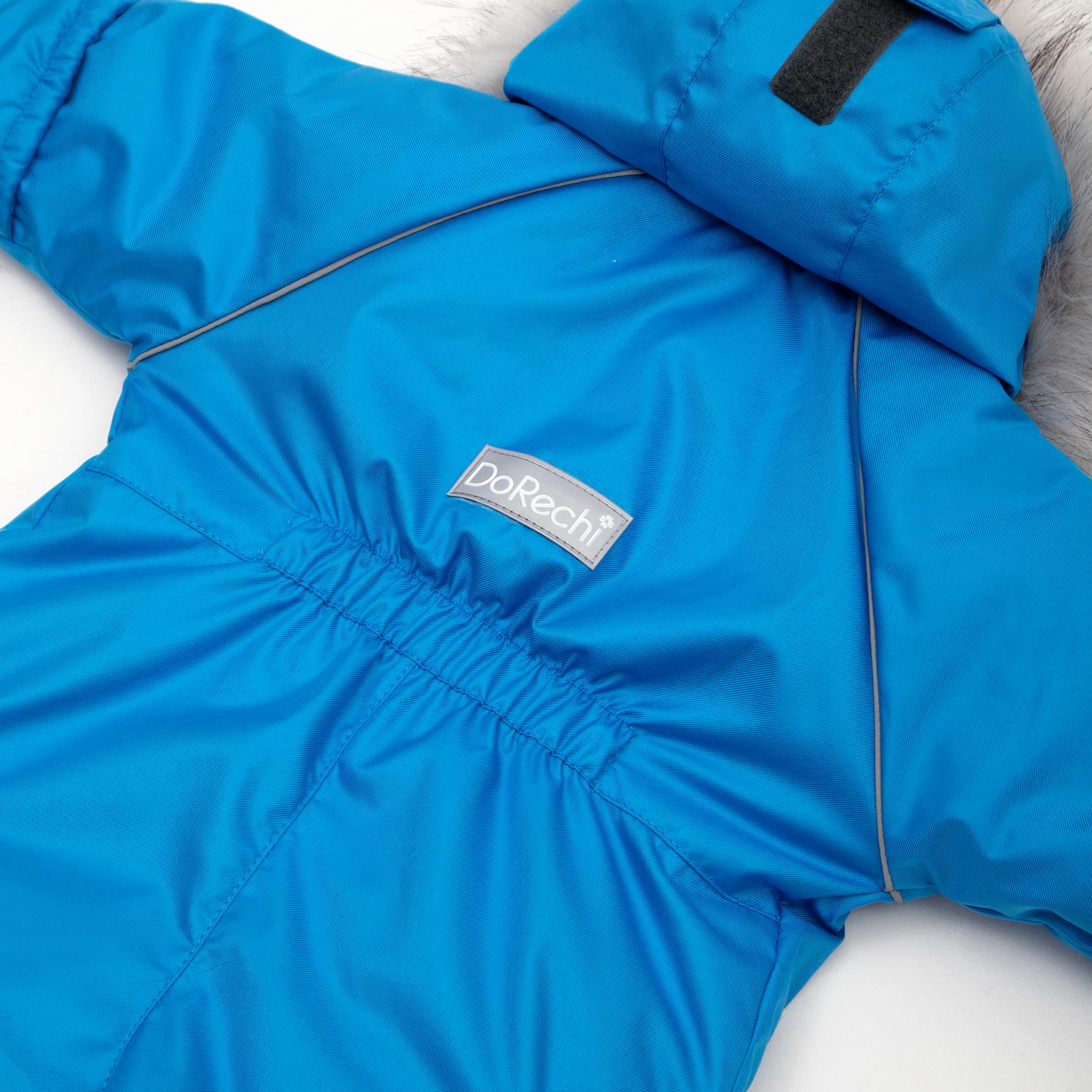 Дитячий зимовий комбінезон з капюшоном DoRechi Аполло з хутром 92-98 см Блакитний (21511) - фото 9