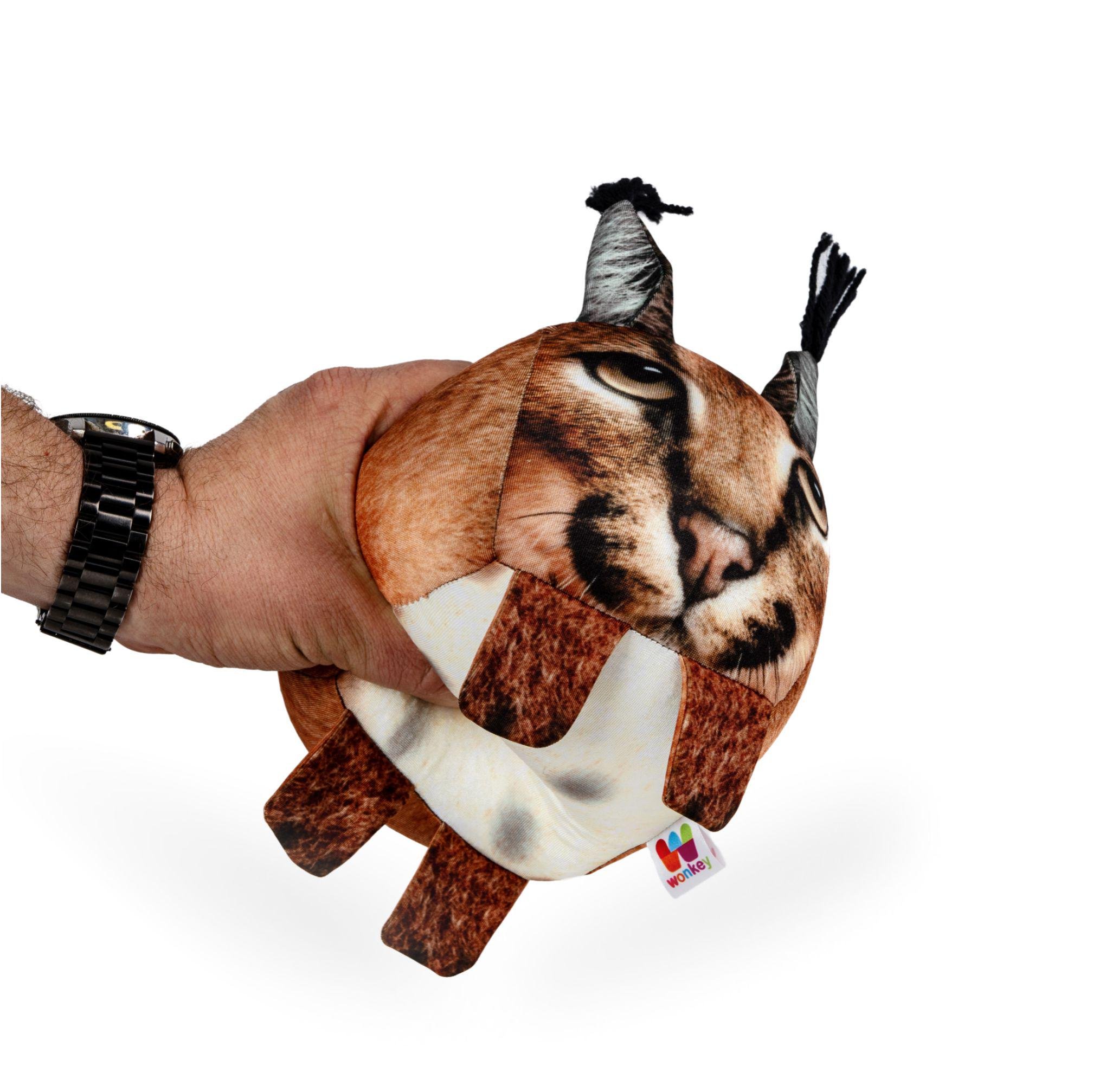 Мягкая игрушка-антистресс WONKEY Каракал Шлепа КУБ 11 см (33094) - фото 3