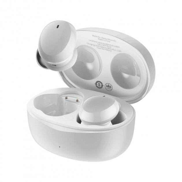 Наушники Baseus True Wireless Earphones Bowie E2 BT5.2 40/300mAh 5H Location OTA Bluetooth White (NGTW090002)