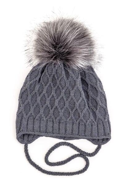 Шапка детская для мальчиков Робин D880 флис 44-48 см Кирпичный - фото 5