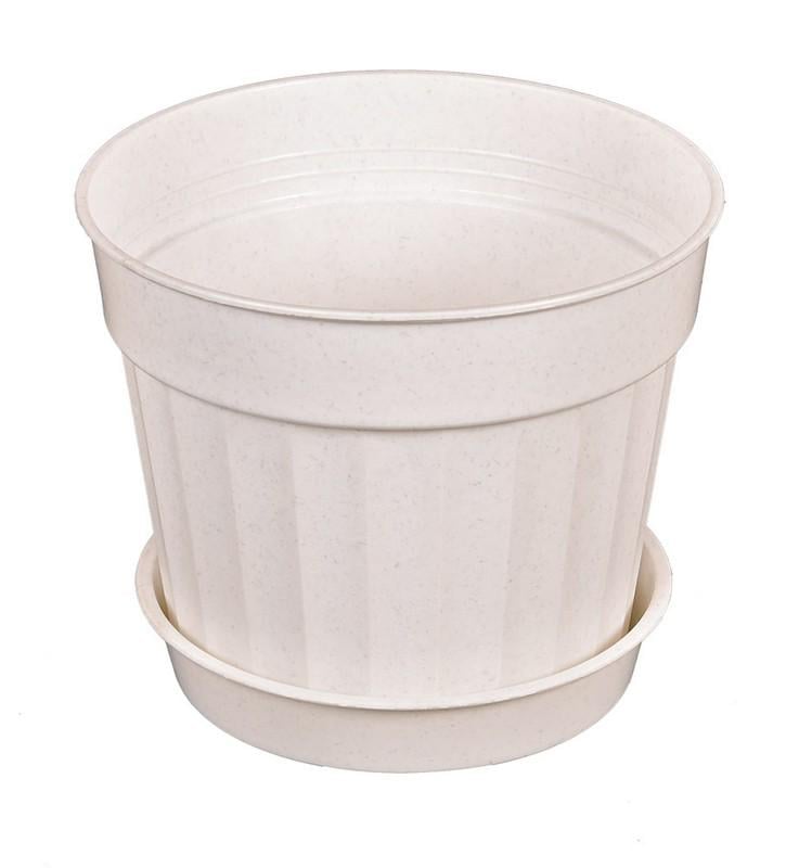 Горщик квітковий Господар Аттіка D 14 см White (92-8012)