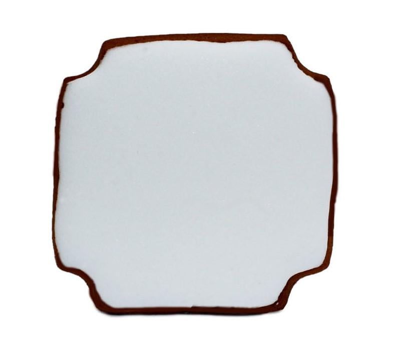 Пряник с индивидуальной печатью Квадрат-восьмиугольник 8х8 см 41 г