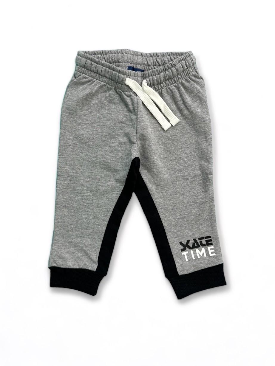 Брюки детские Chicco хлопчатобумажные с манжетами 12-18 мес. 80 см Серый (2091010537)