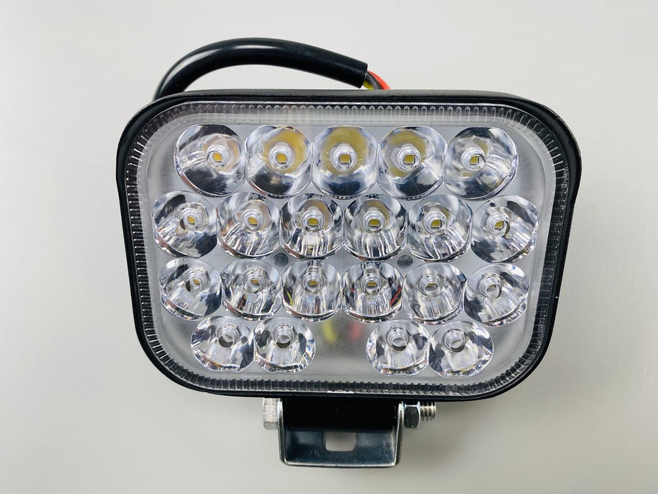 Фара LED прямоугольная 48W ближний/дальний фара 21 led диодов 6500K дополнительная