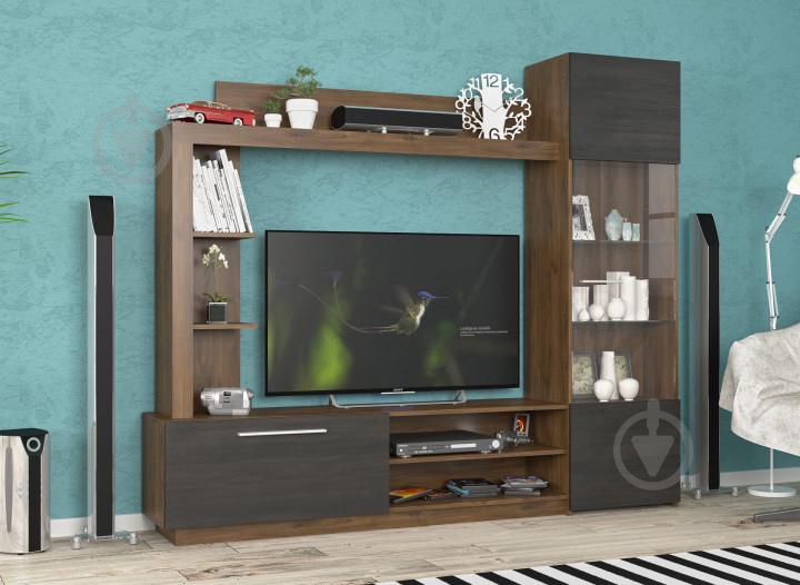 Гостиная стенка тумба под телевизор Мебель Сервис Тренто из ДСП (634652)