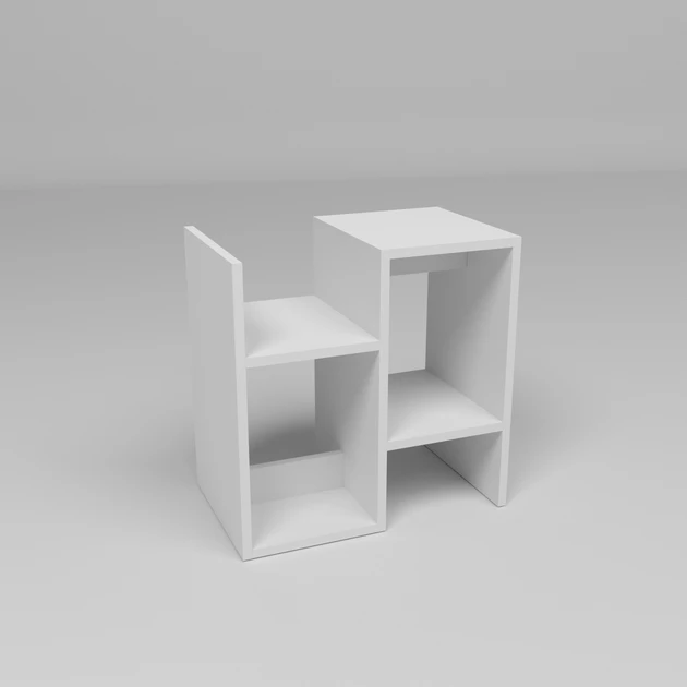 Тумба прикроватная Kontinent S-1 500х300х500 мм Белый (27419592) - фото 3 Тумба прикроватная Kontinent S-1 500х300х500 мм Белый (27419592) - фото 3