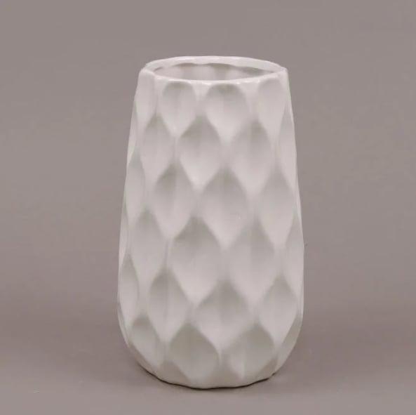 Ваза керамическая Flora Белый (26332)