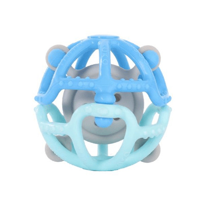 Игрушка-погремушка развивающая Mommy Bag Круг Голубой (143923)