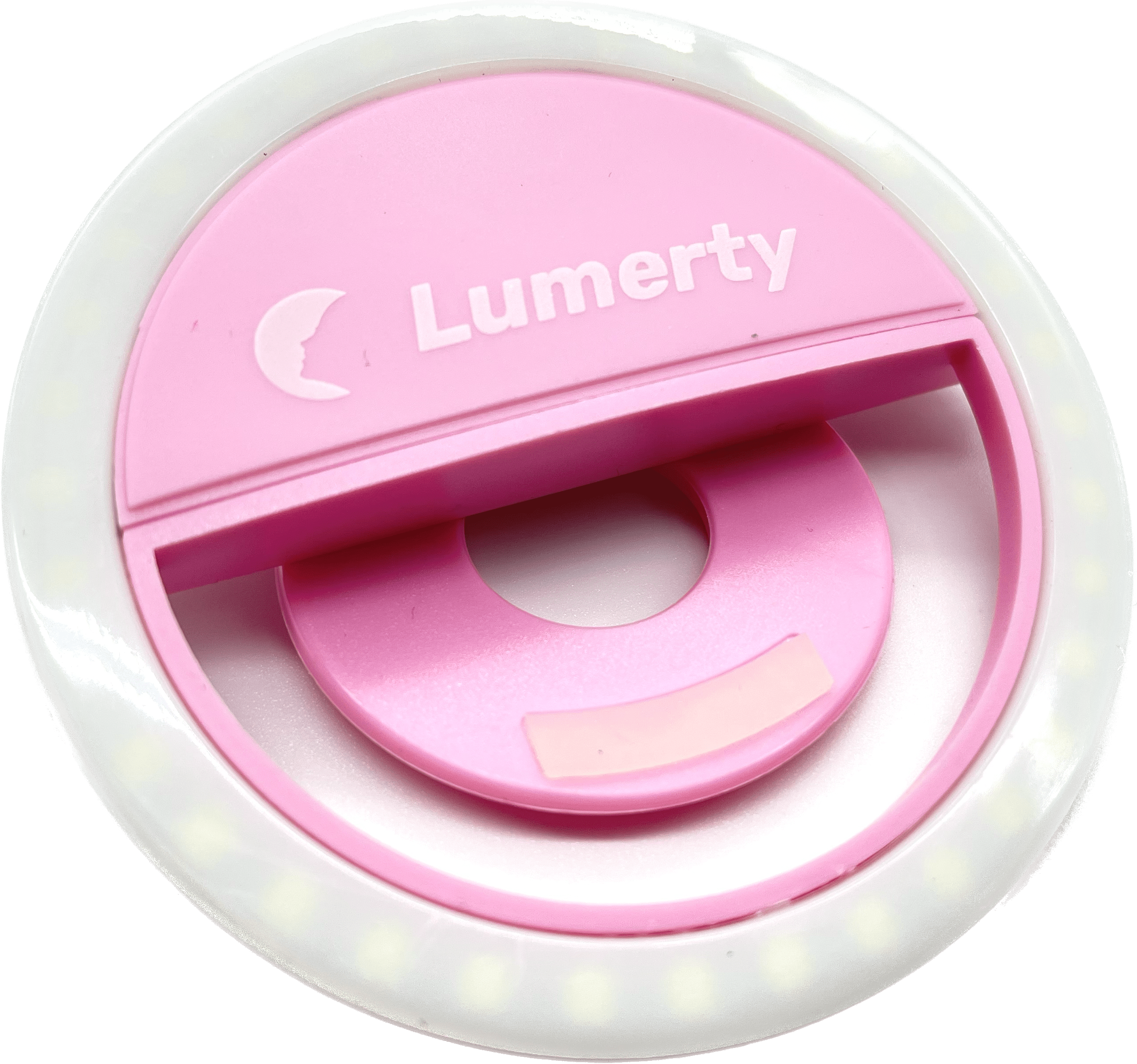 Кільце селфі Lumerty Ring Light 9 см 5 W Рожевий