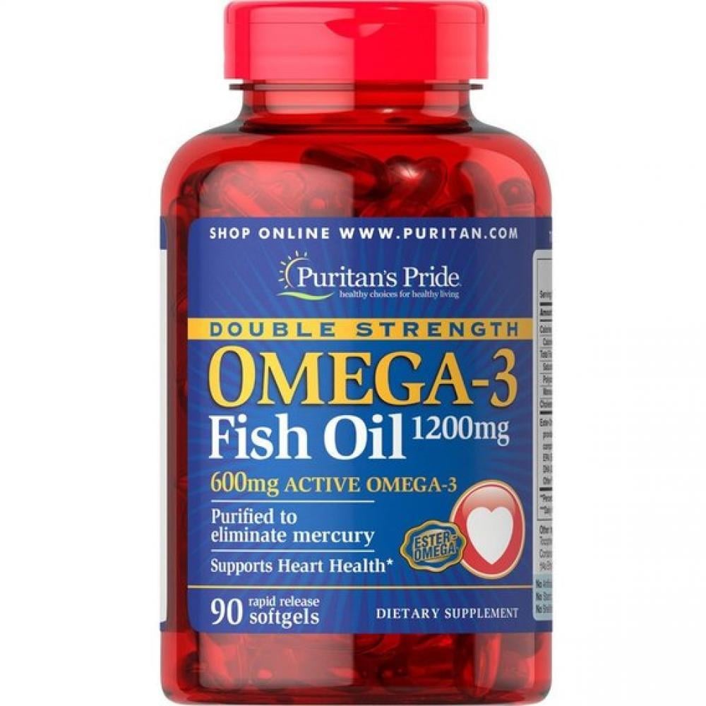 Добавка Omega-3 Double Strength 1200 mg 90 caps (100-18-9632339-20)