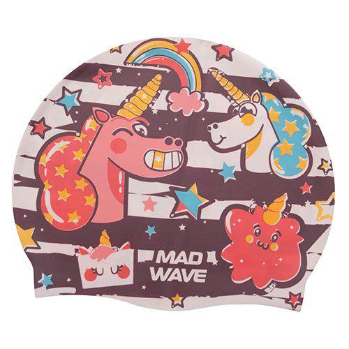 Шапочка для плавания детская Mad Wave Unicorn M057914 Коричневый (60444168) Шапочка для плавания детская Mad Wave Unicorn M057914 Коричневый (60444168)