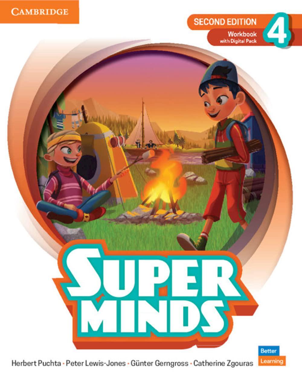 Рабочая тетрадь Super Minds Second Edition 4 Workbook with Digital Pack