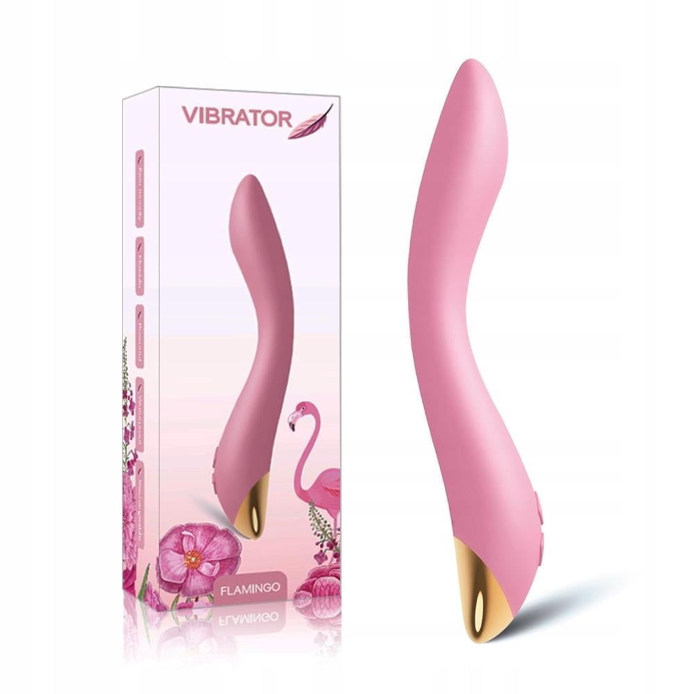 Вибратор для точки г Flamingo с регулируемым изгибом 9 режимов вибрации USB Розовый (pink_rud_90) Вибратор для точки г Flamingo с регулируемым изгибом 9 режимов вибрации USB Розовый (pink_rud_90)