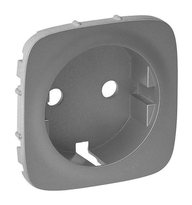 Панель силової розетки LeGrand Valena IN'Matic/Allure Schuko із заземленням Алюміній (ERC-755207) Панель силової розетки LeGrand Valena IN'Matic/Allure Schuko із заземленням Алюміній (ERC-755207)