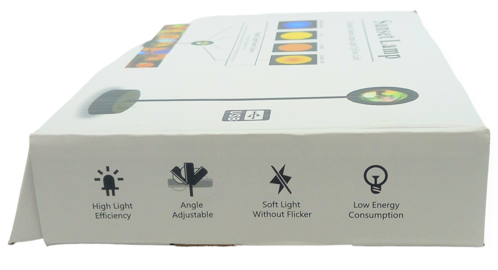 Светильник проекционный Sunset lamp с эффектом рассвета и заката с пультом USB с 4 режимами освещения (11486714) - фото 14 Светильник проекционный Sunset lamp с эффектом рассвета и заката с пультом USB с 4 режимами освещения (11486714) - фото 14