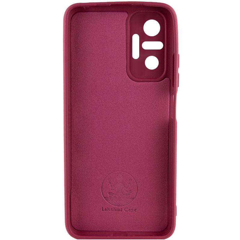 Противоударный чехол Silicone Cover Lakshmi Full Camera (A) для Xiaomi Redmi Note 10 Pro / 10 Pro Max Бордовый - фото 3