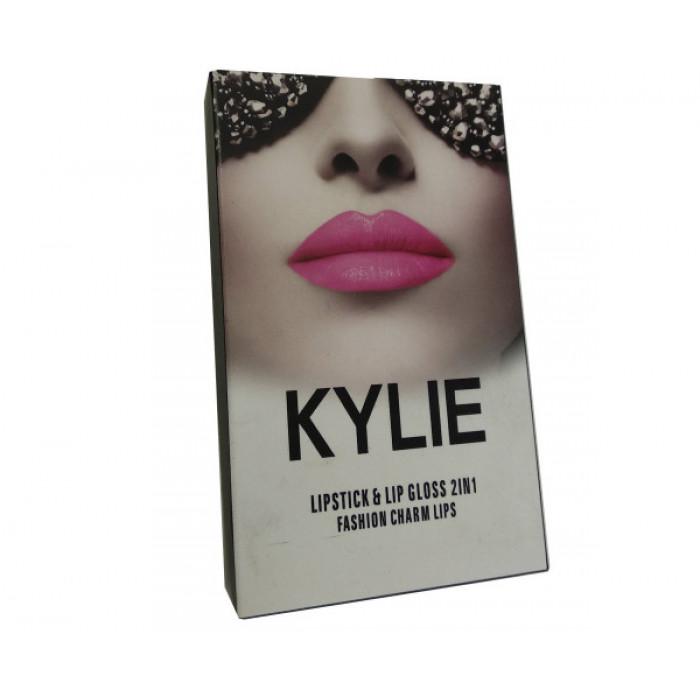 Набір Kylie Lipstick Lip Gloss 2in1 помада/блиск