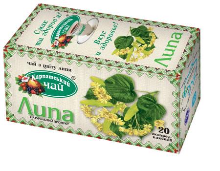 Чай пакетированный Карпатский Липа 20 шт. (10232)