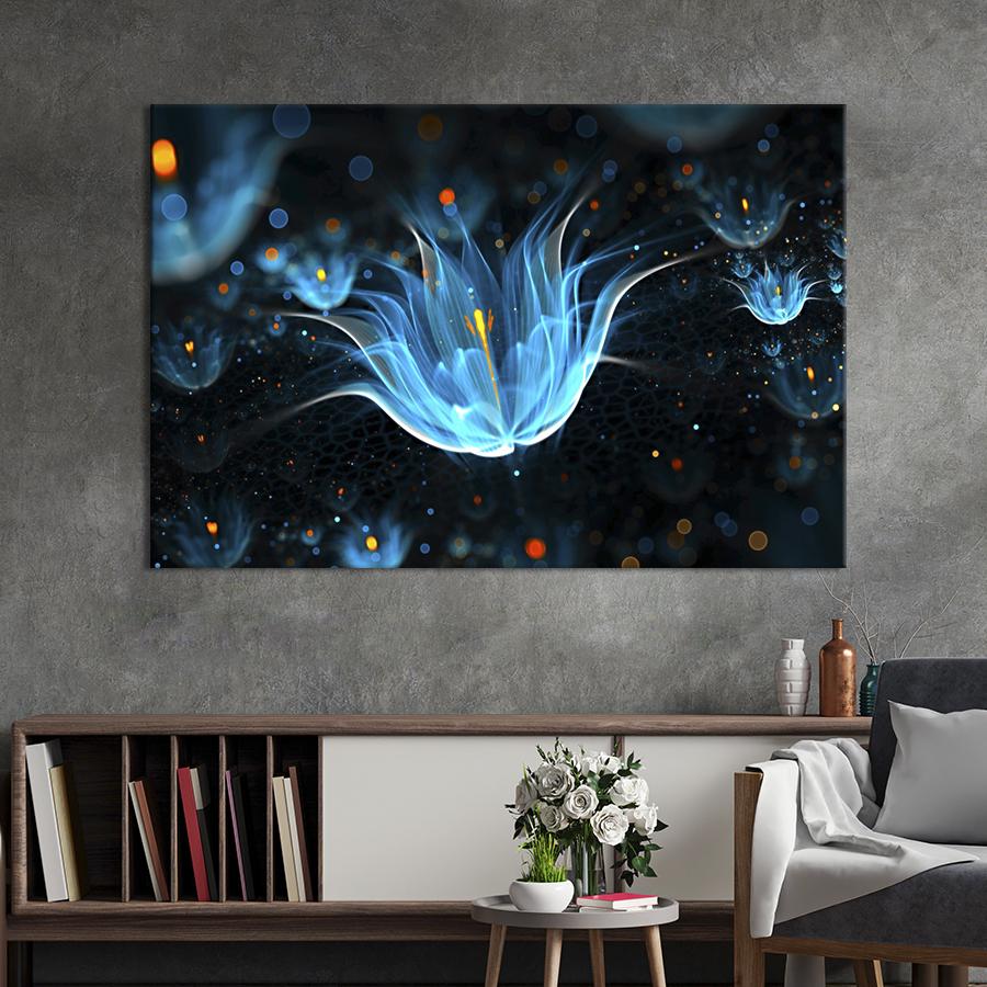 Картина на холсте Волшебный цветок 75x50 см (1013-1)