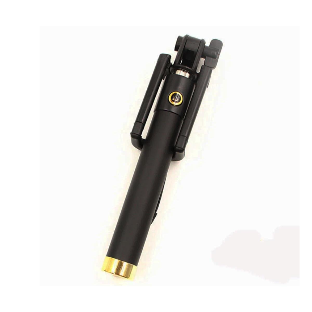 Монопод селфи-палка Monopod Selfie Stick Locust Bluetooth3 80 см Black/Gold (Bluetooth3)