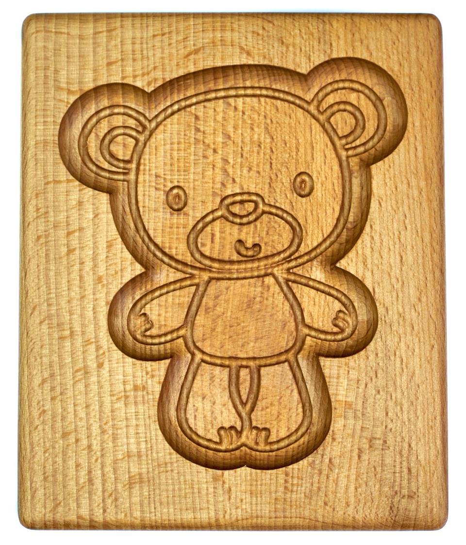 Форма для пряника Мишка 13,5х16х2 см (2137)