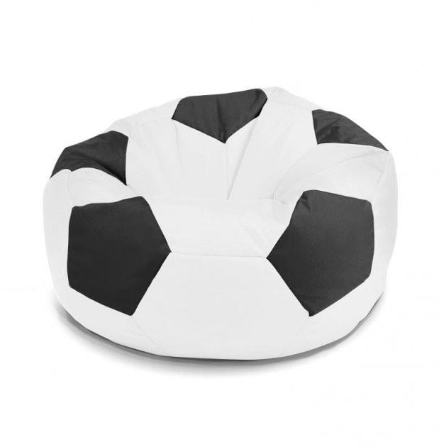 Кресло мешок 70х70 см Белый с черным (31221-Нов) - фото 1