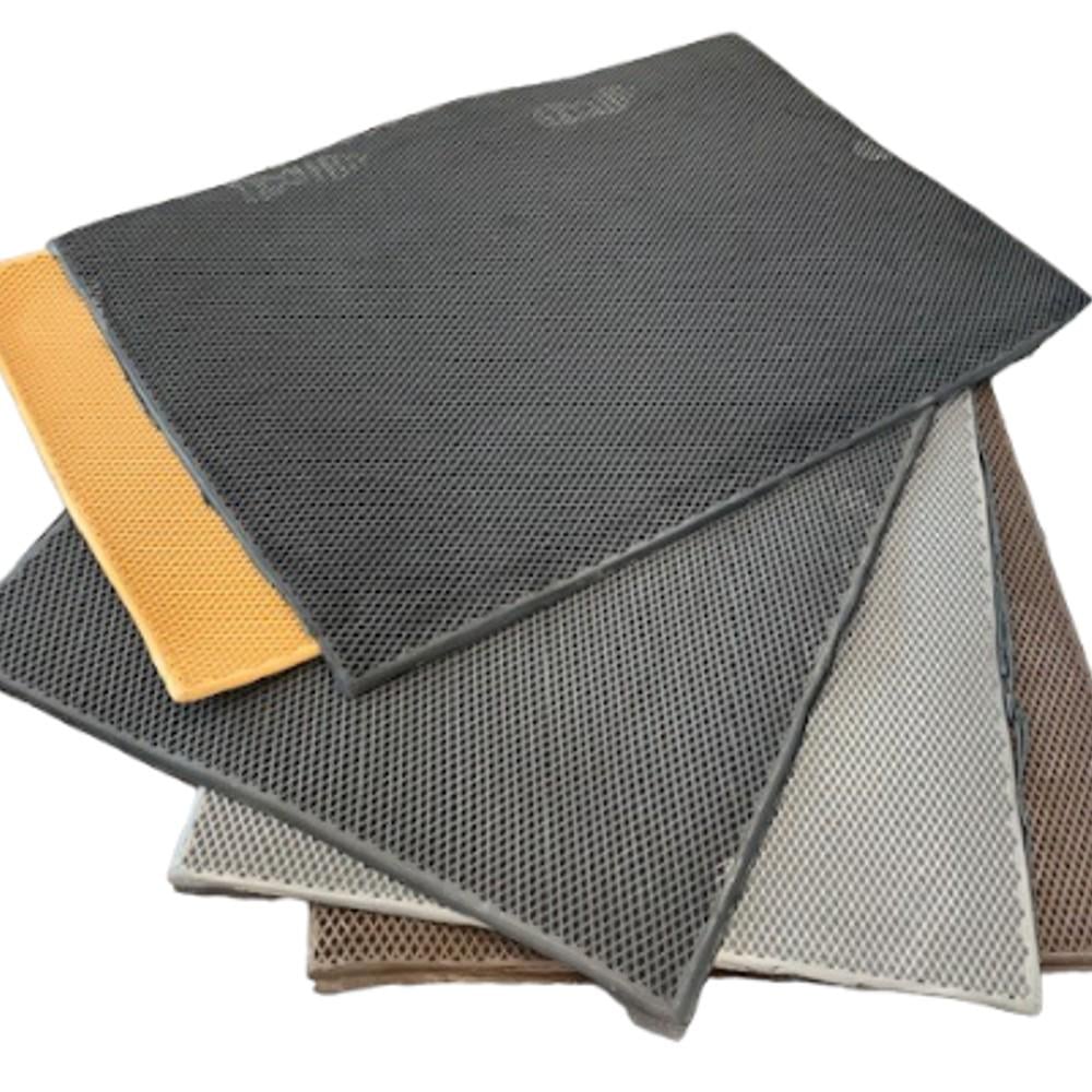 Лист EVA для виготовлення килимів 100х150 см ромб 10 мм Світло-сірий (10182888) - фото 2