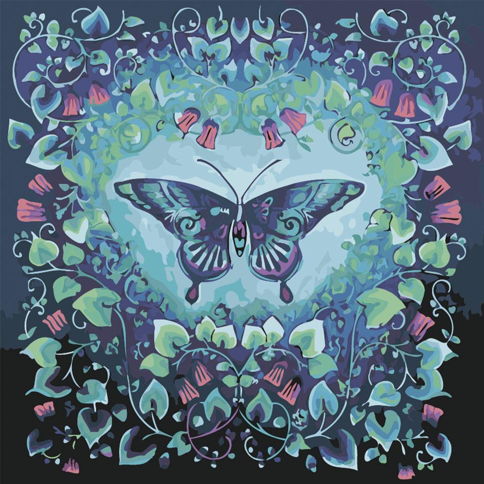 Картина по номерам Идейка Иллюзия реальности 40x40 см (skl-КНО5014)