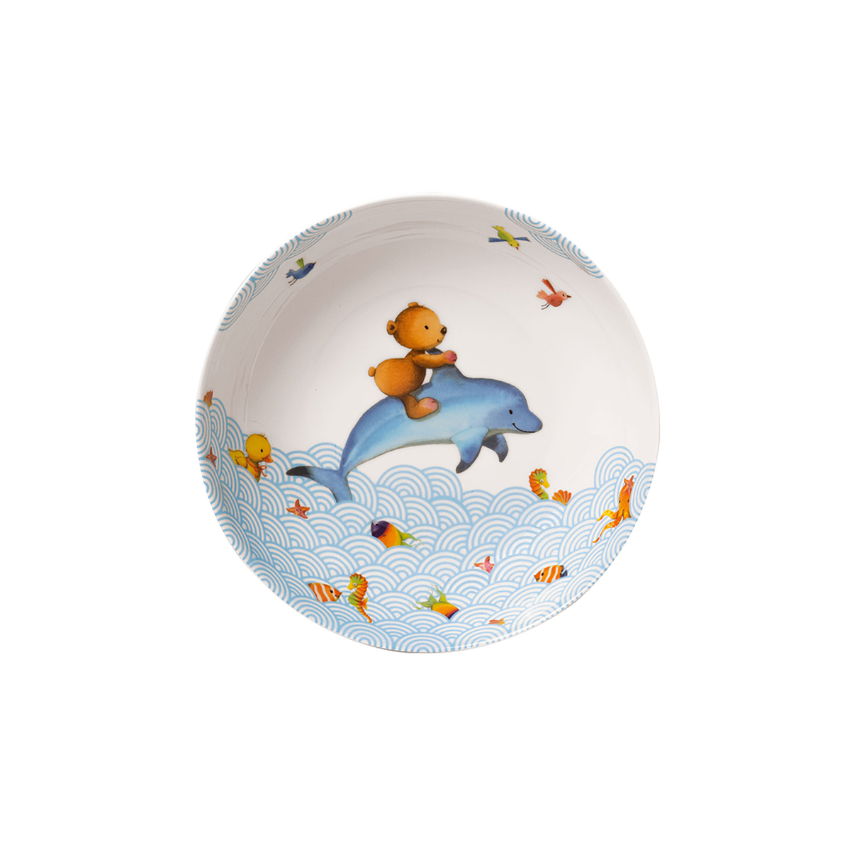 Тарелка глубокая детская Villeroy & Boch Happy as a Bear 19 см (1486642752)