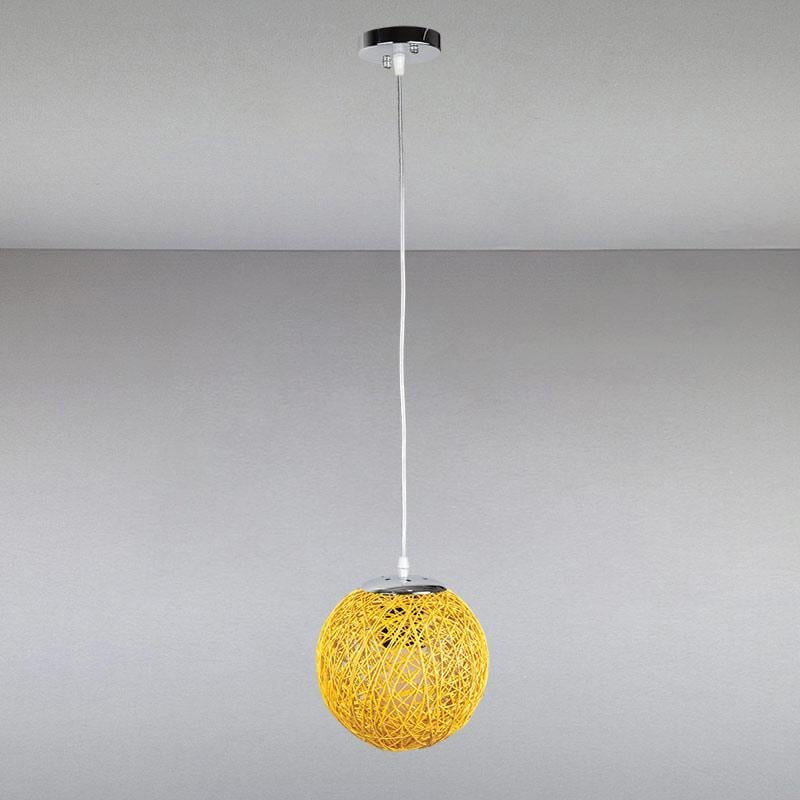 Люстра шар подвесная Light House LS-14017/1 Желтый