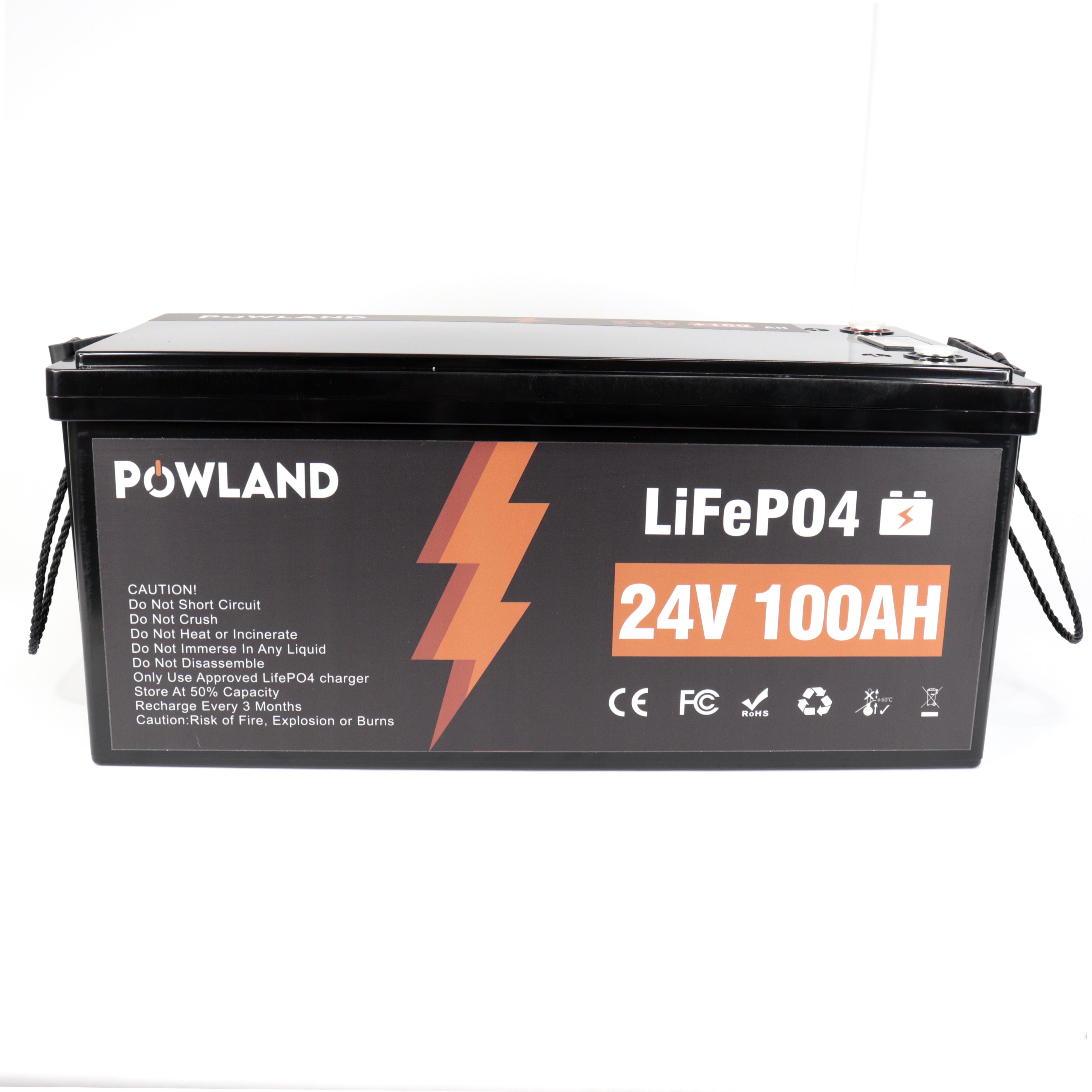 Аккумулятор Powland LiFePO4 IBattery PL-24V-100Ah BMS с дисплеем (060106) - фото 2