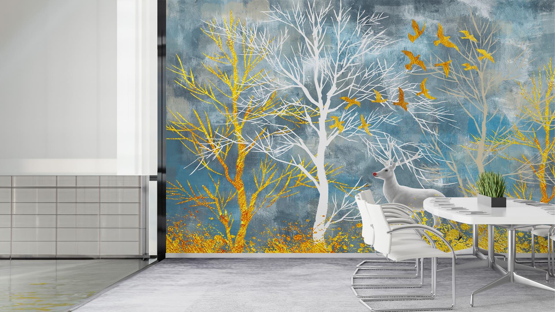 Фотообои флизелиновые Styleo Print-walls Лес забвения 0810 350х270 см (Pw-0810/3)