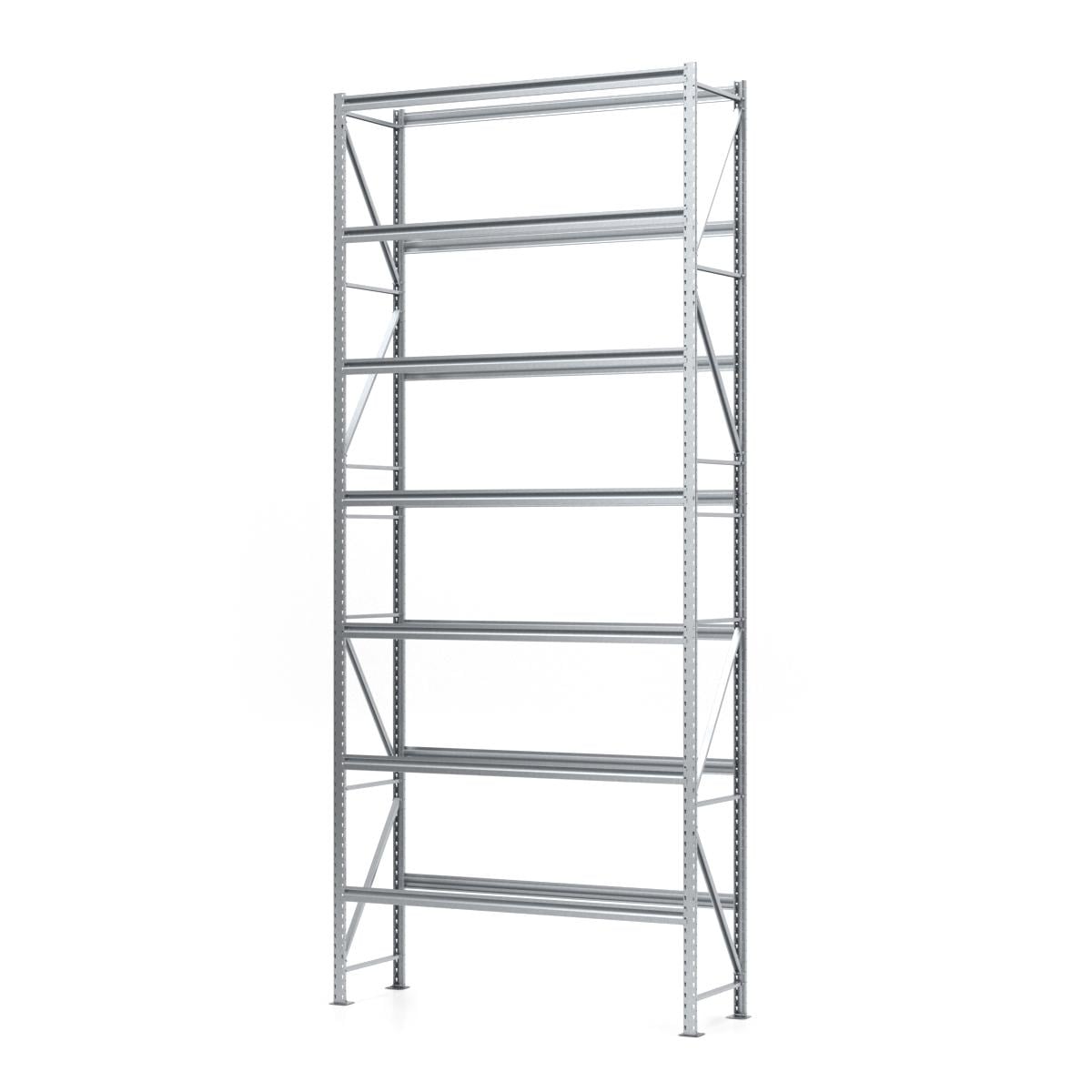 Каркас стеллажа PIN Special металлический оцинкованный 4000х2650х600 мм 7 полок