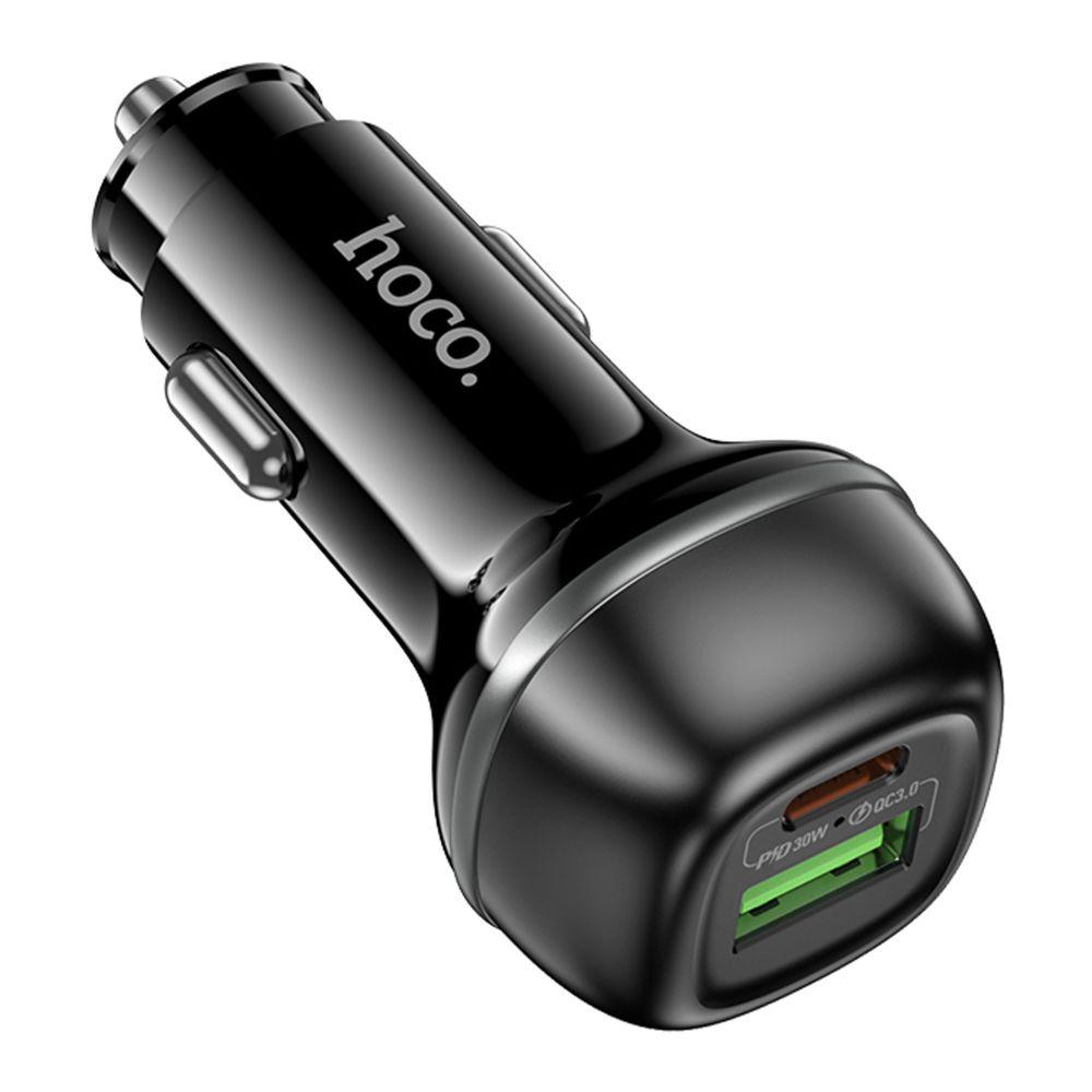 Зарядний пристрій автомобільний Hoco Z58A 1USB/1USB-C QC/PD48W (28211759) - фото 4