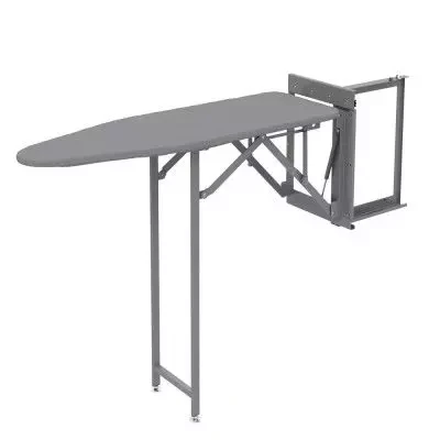 Доска гладильная для гардероба Starax раскладная 160 мм Серый (S-6611-G)