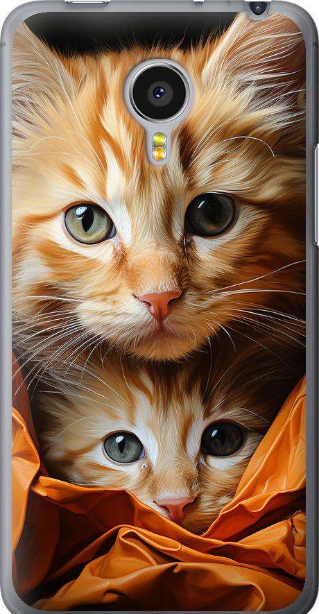 Чехол на Meizu MX4 PRO Котики 2 (5664u-132-42517) Чехол на Meizu MX4 PRO Котики 2 (5664u-132-42517)