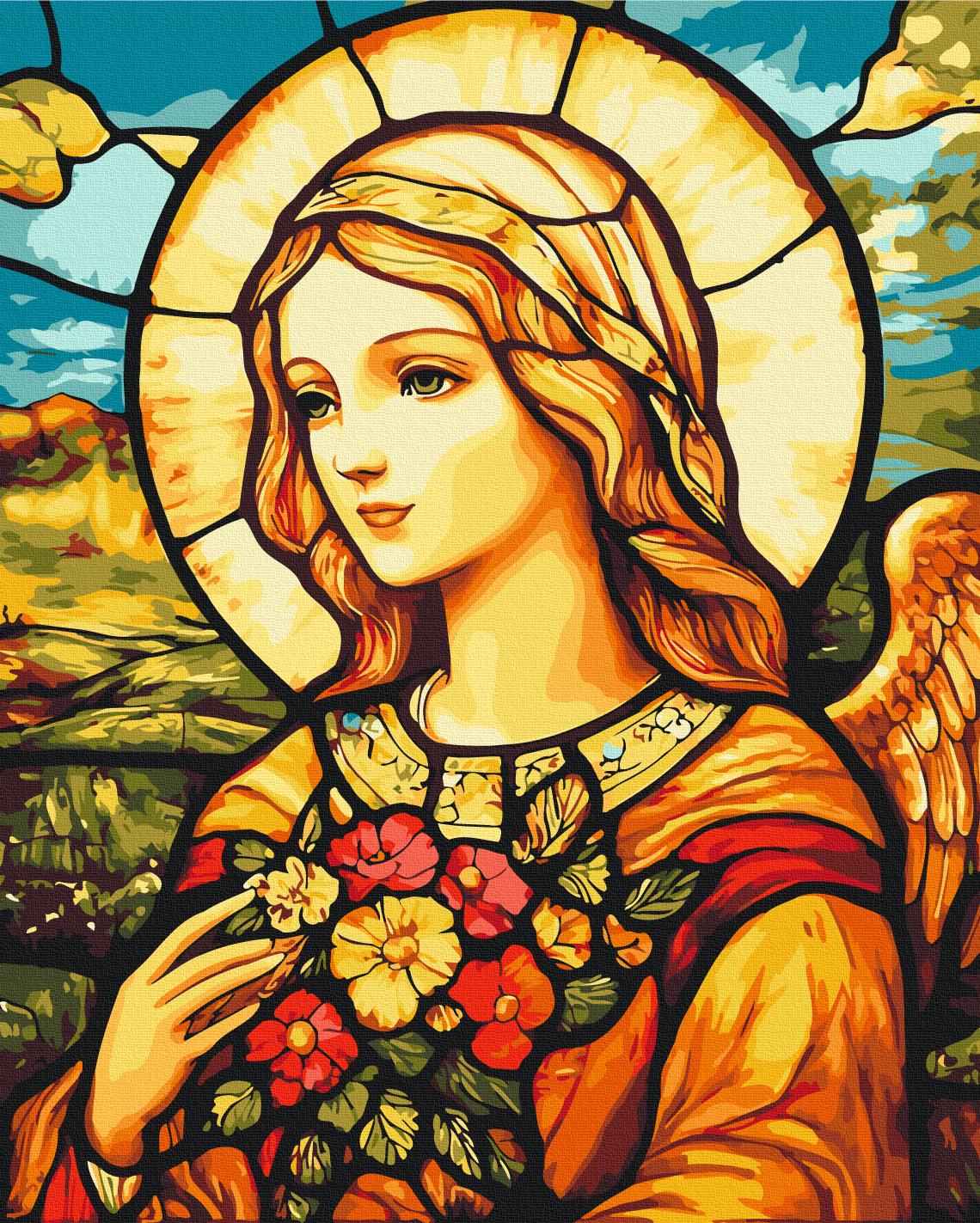 Картина по номерам Brushme Ангел любви и добра 40x50 см (BS54326)