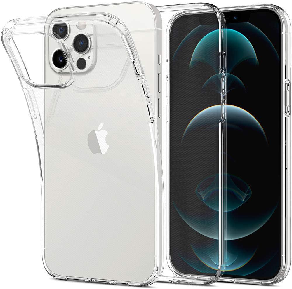 Прозрачный Чехол OneCam iPhone 12 Pro Max (ультратонкий силиконовый) (17103)