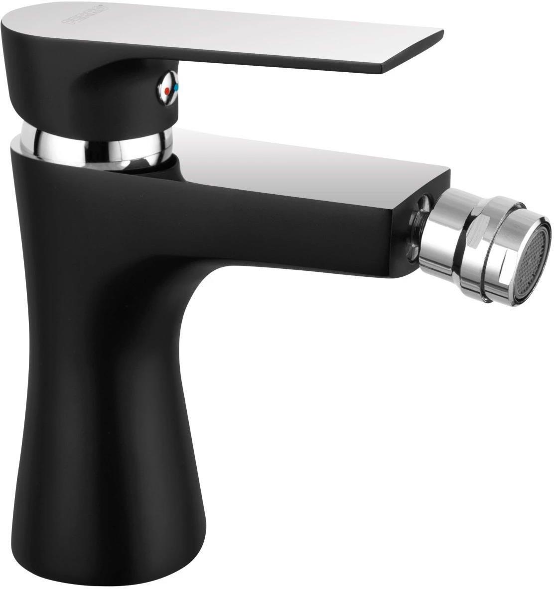 Смеситель для биде Ferro Algeo Square Black Chrom (BAQ6BLC)