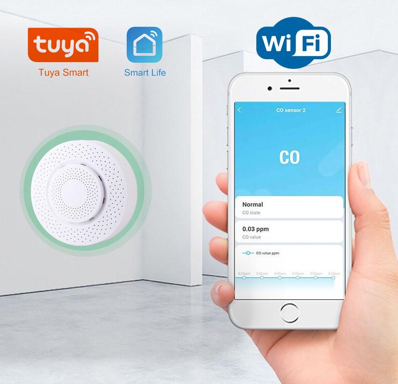 Датчик витоку чадного газу СО Tuya SmartLife WiFi - фото 6