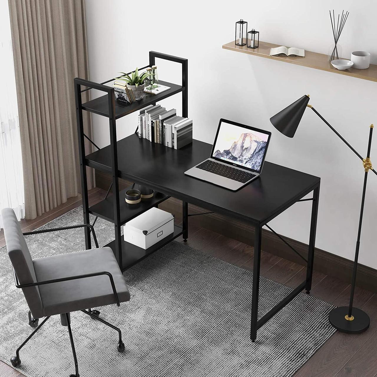 Компьютерный стол Home Fest Loran в стиле Лофт Черный (2730786007) - фото 5 Компьютерный стол Home Fest Loran в стиле Лофт Черный (2730786007) - фото 5