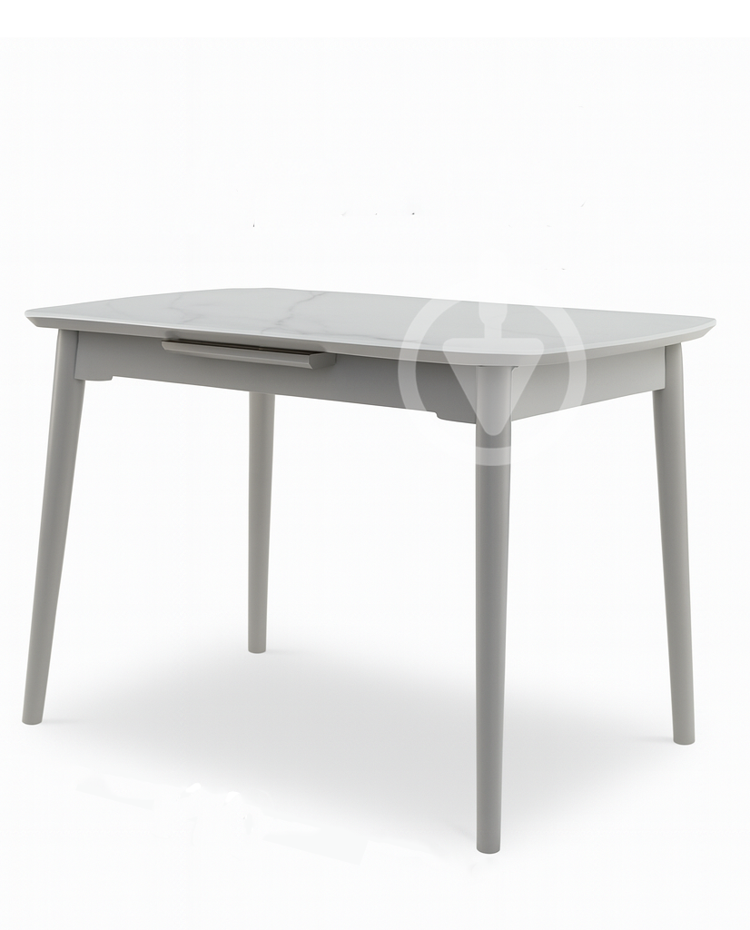 Стіл кухонний розкладний прямокутний AVVS Loft Кераміка Монтвілль 110х75/140х75 см Каса Вайт/Сірий Стіл кухонний розкладний прямокутний AVVS Loft Кераміка Монтвілль 110х75/140х75 см Каса Вайт/Сірий