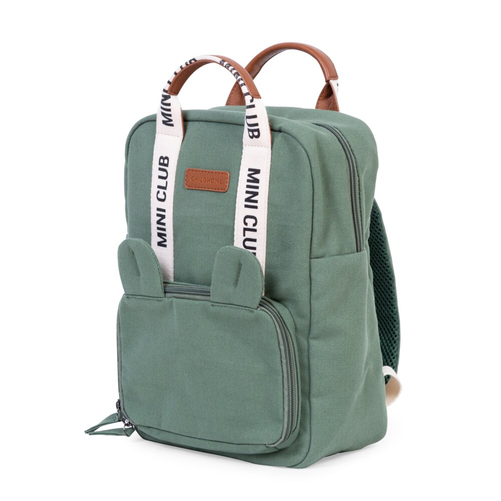 Рюкзак детский Childhome Mini Club Canvas Green (CWKIDSCGR)