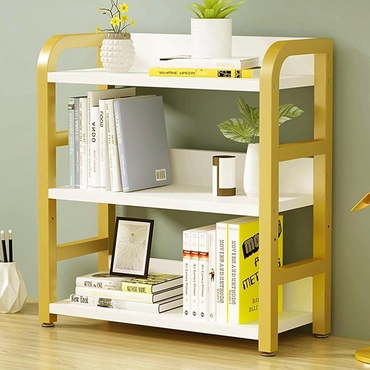 Полка книжная настольная из дерева Вининген Карри/Зефир (КПА-02920320)