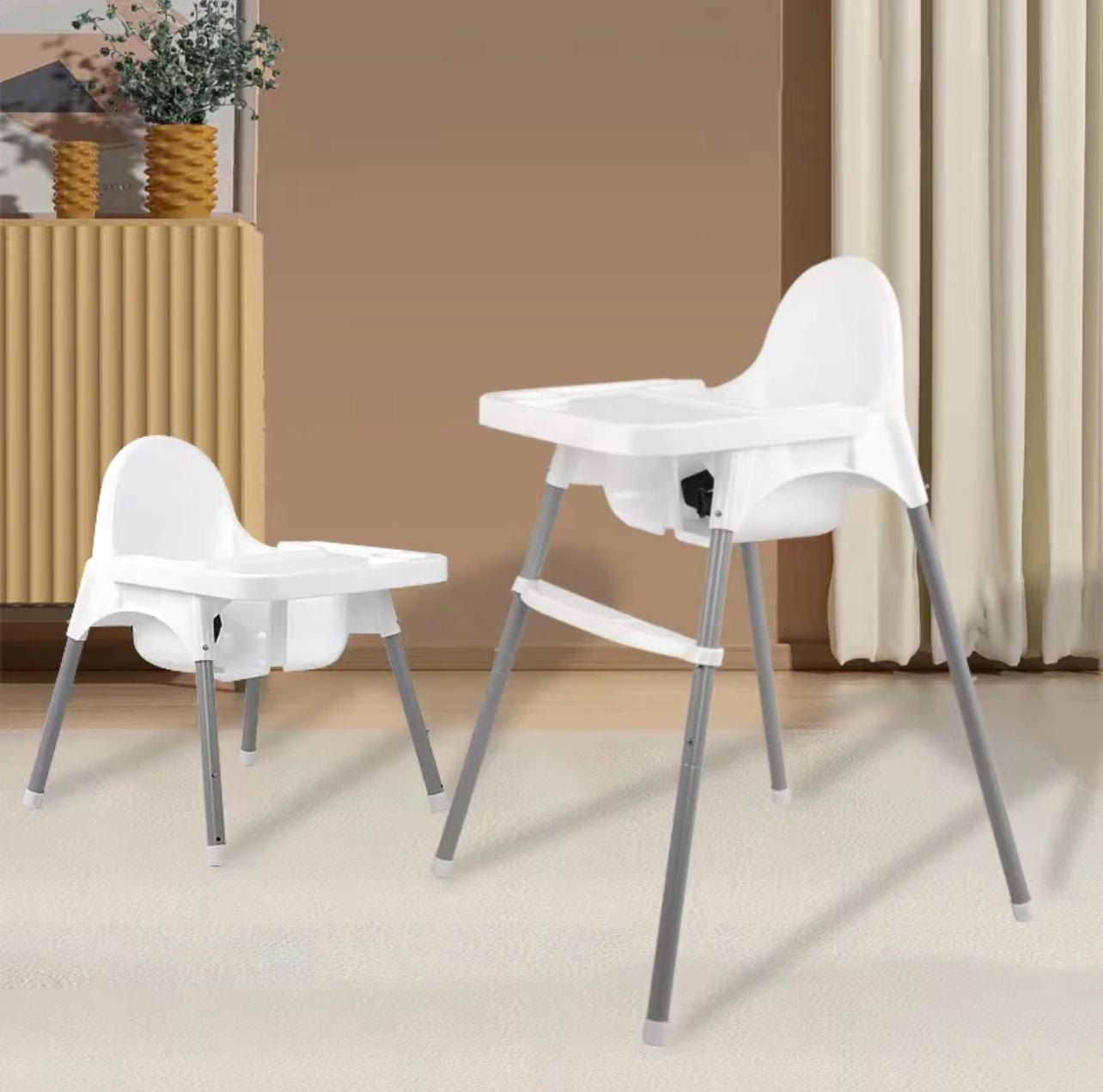 Стільчик для годування з підставкою для ніг та столиком Білий (26327714) - фото 4