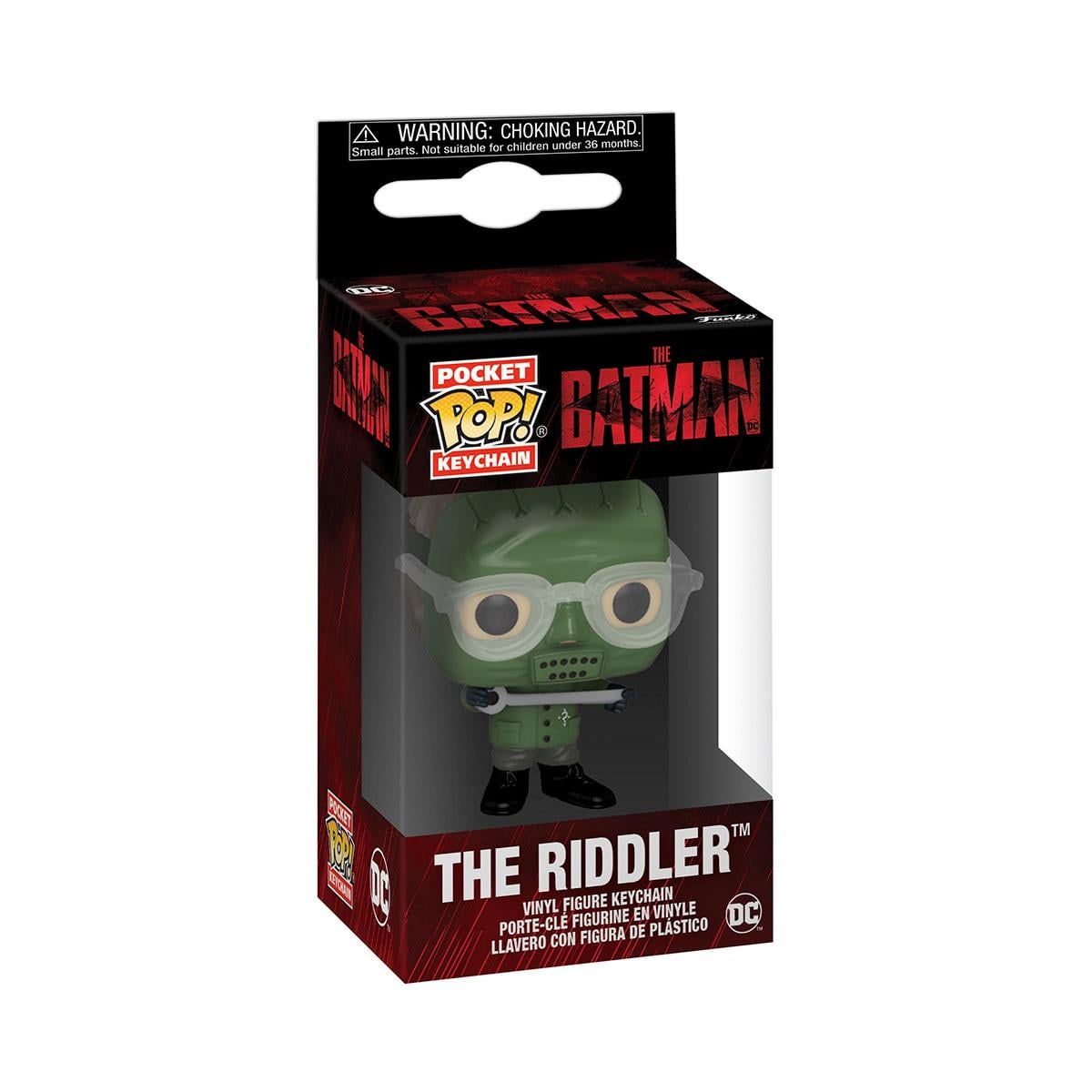 Детская игровая фигурка Funko POP коллекционная DC Batman-Riddler Зеленый на клипсе игровая (59285)